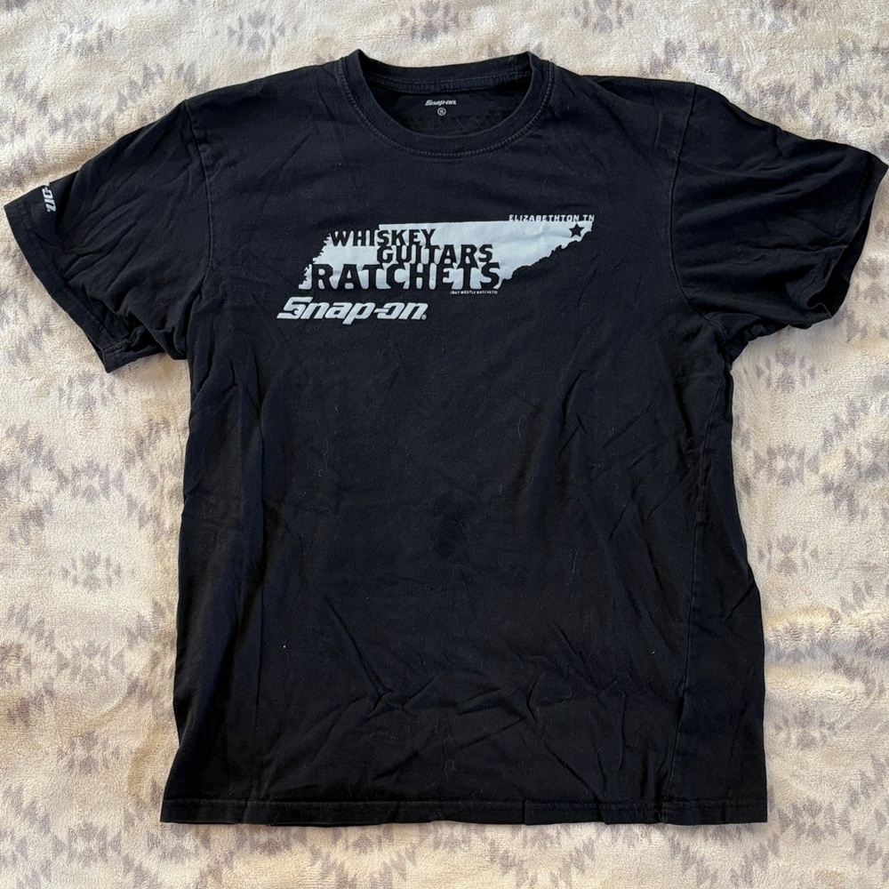 Snap-on | Black Whiskey Graphic Tee | Size M*